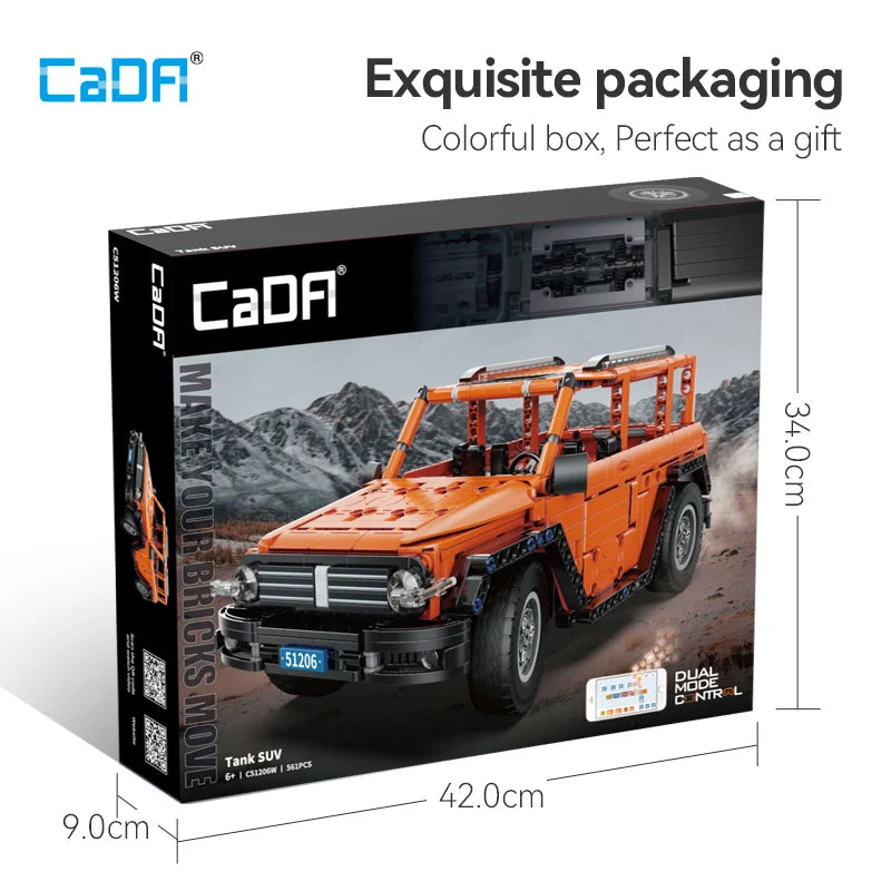 Cada 561-Piece Remote Control Off-Road Truck Building Blocks Toy
