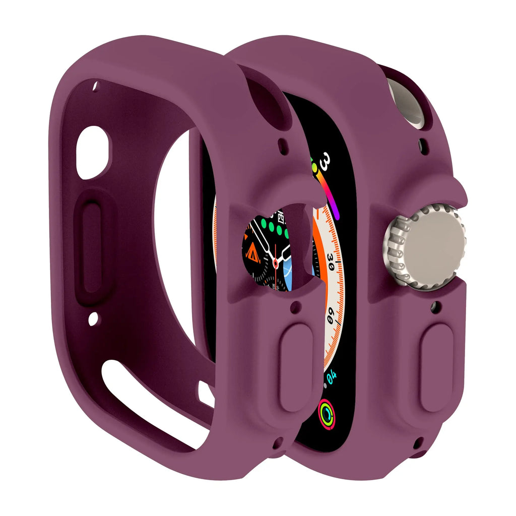 Shockproof Soft Silicone Cover for Apple Watch Ultra 49mm - TPU Bumper