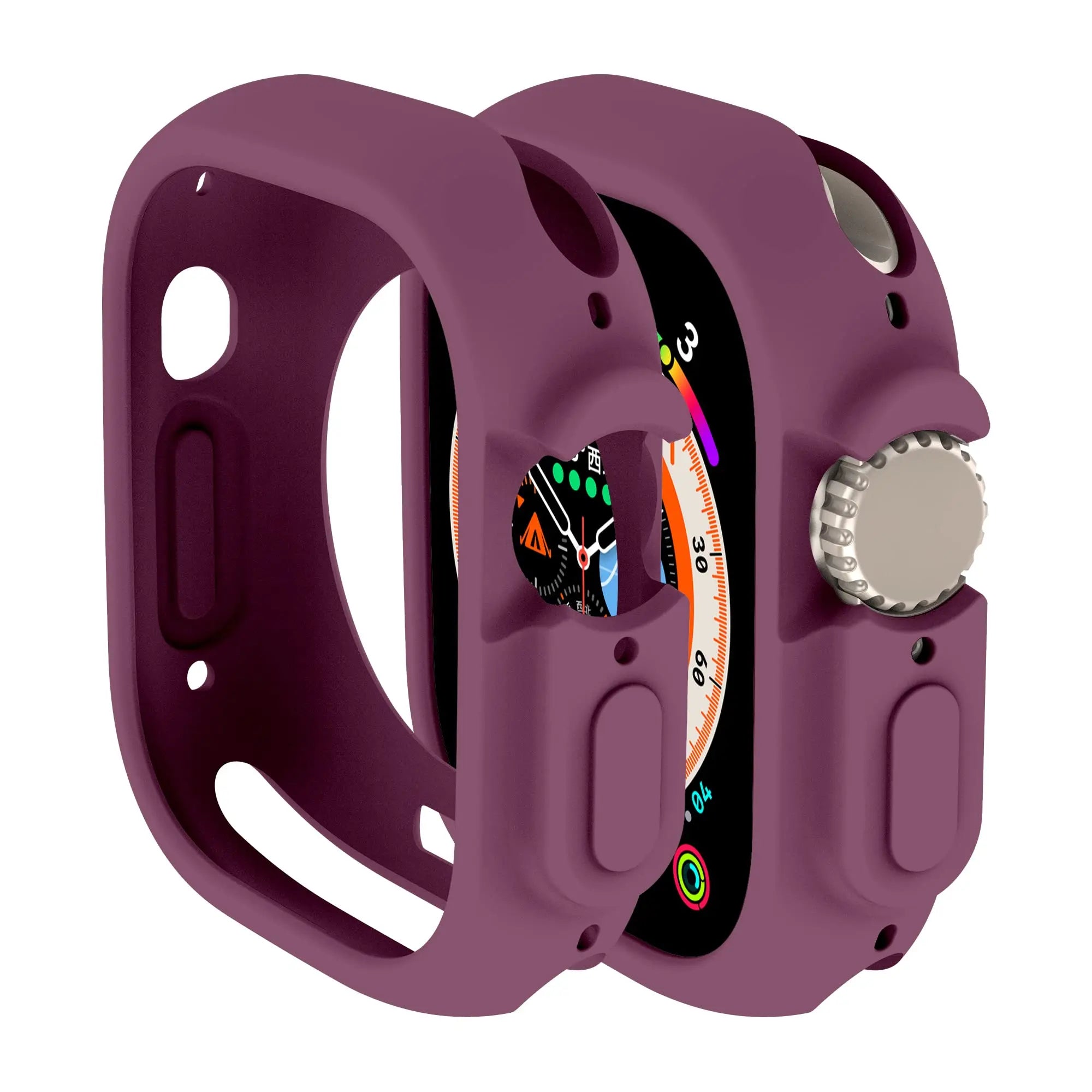 Shockproof Soft Silicone Cover for Apple Watch Ultra 49mm - TPU Bumper