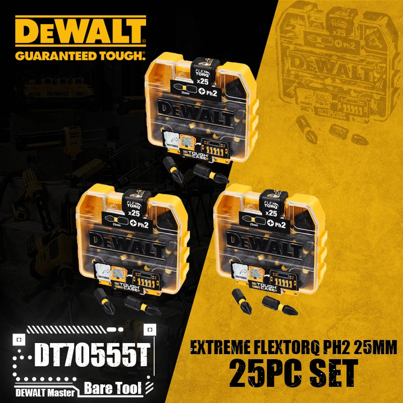 DEWALT Extreme FLEXTORQ 25PC PH2 25mm Screwdriver Bit Set