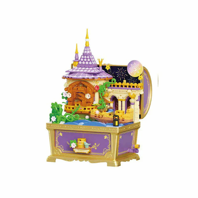 Enchanting Fairy Town Musical Blocks - Creative DIY Toy Gift