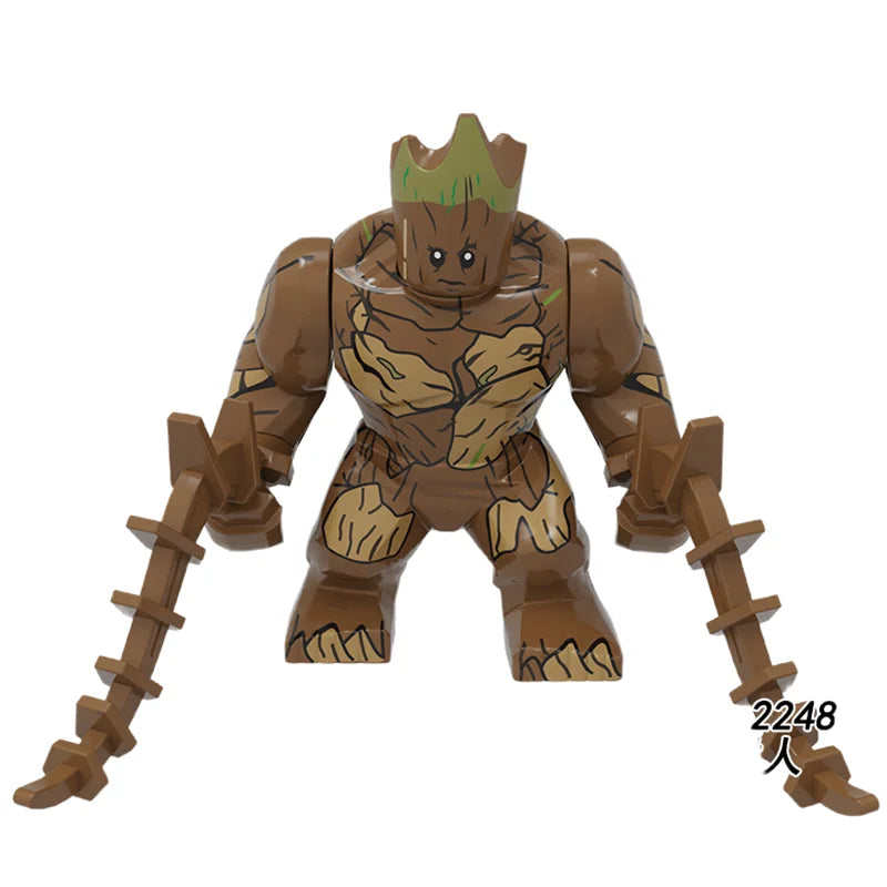 Blind Box Mini Building Blocks Superhero Figures Gift Set