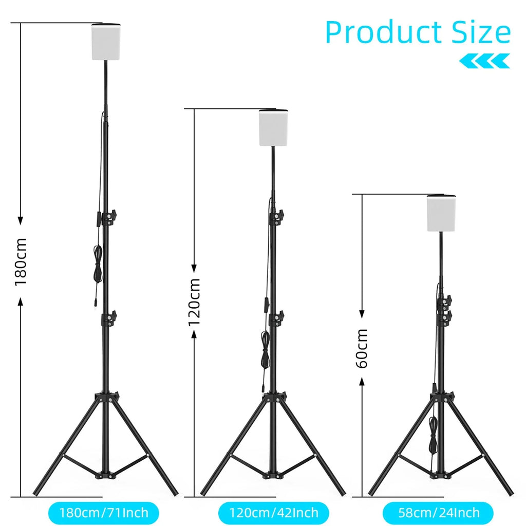 Adjustable Outdoor Camping Light with Tripod - 1680 Lumens Bright