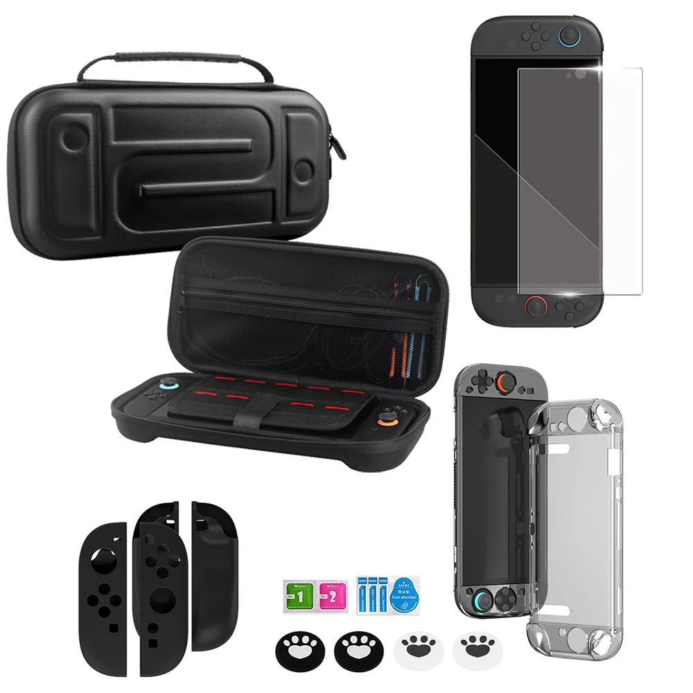 VGBUS Nintendo Switch 2 Travel Case Kit with Hard Shell & Accessories