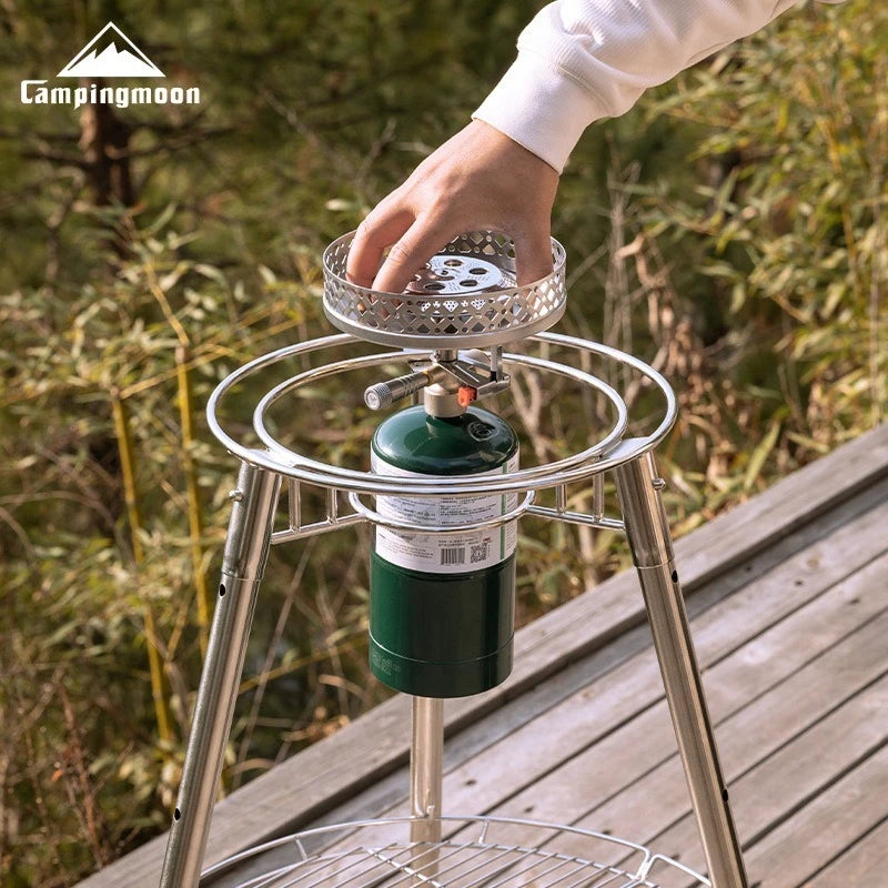 CAMPINGMOON PG-4 Powerful Windproof Portable Propane Stove