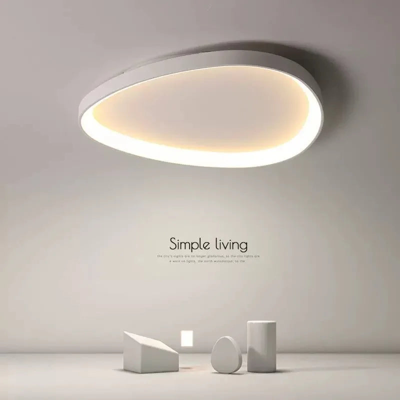 Sleek Modern LED Ceiling Light - Ultra-Thin Indoor Chandelier
