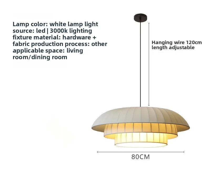 Stylish Wabi-Sabi LED Chandelier for Minimalist Spaces