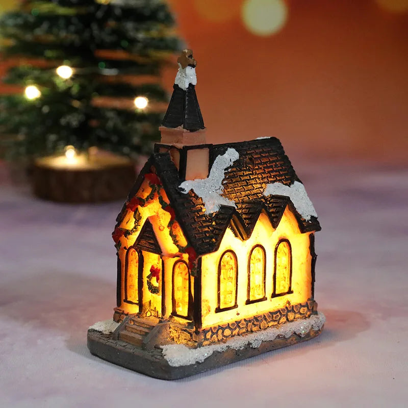 Enchanting Christmas House LED Night Light - Perfect Holiday Decor