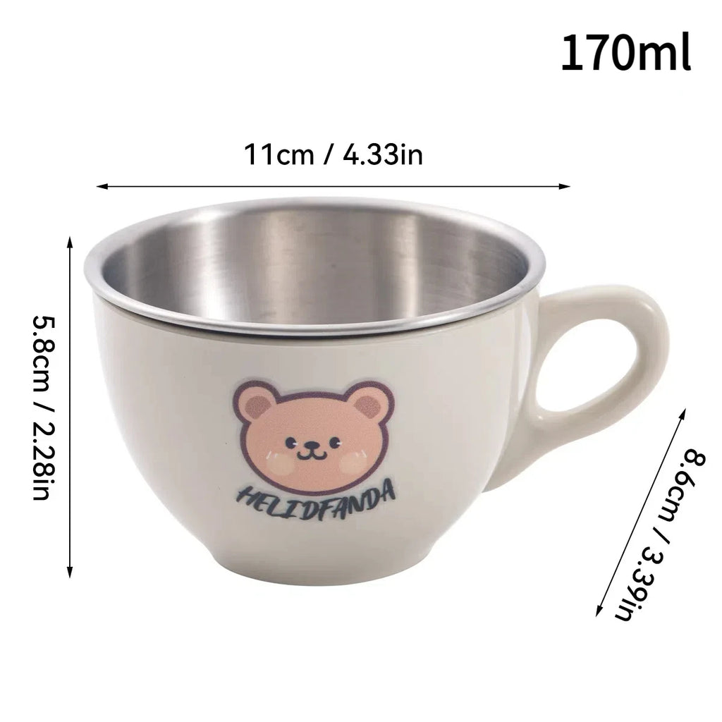 Durable Mini Stainless Steel Tumbler for Kids - Anti-Scald Cup