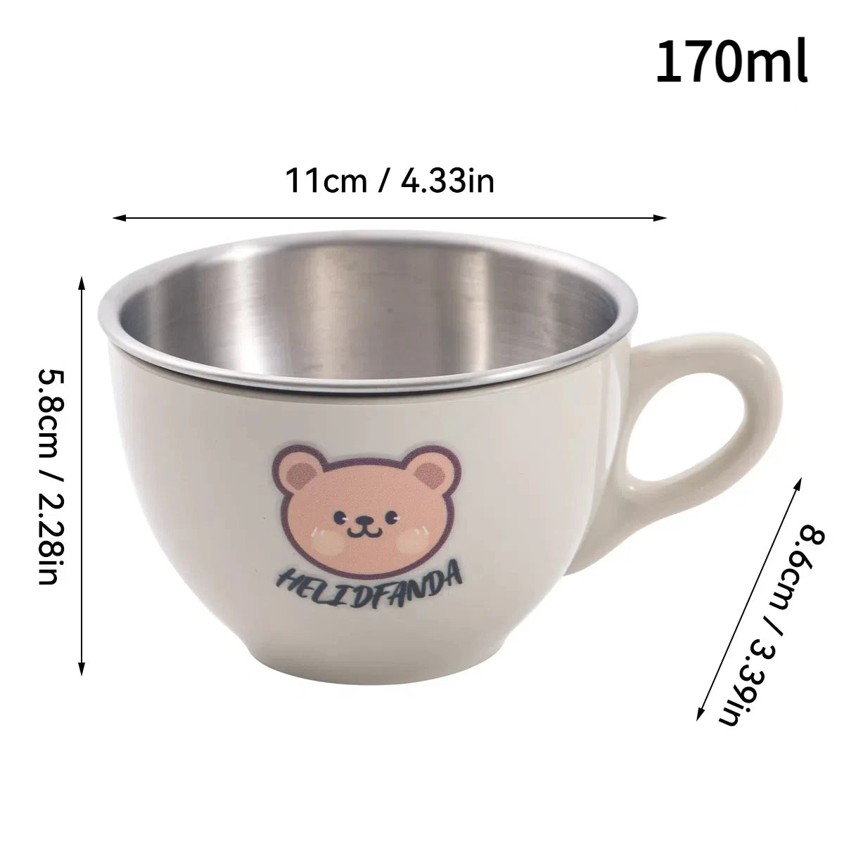 Durable Mini Stainless Steel Tumbler for Kids - Anti-Scald Cup