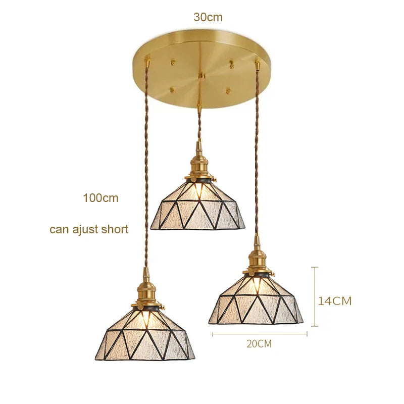 Nordic Retro Green Pendant Light for Stylish Home Decor