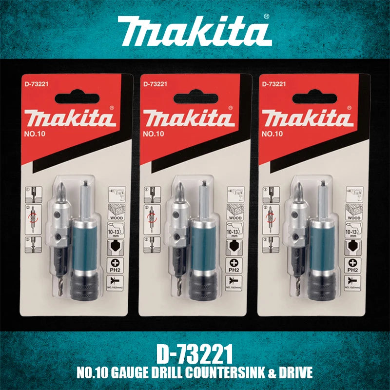 Makita Gauge Drill Countersink & Drive Bit Set | Precision Woodworking Tool