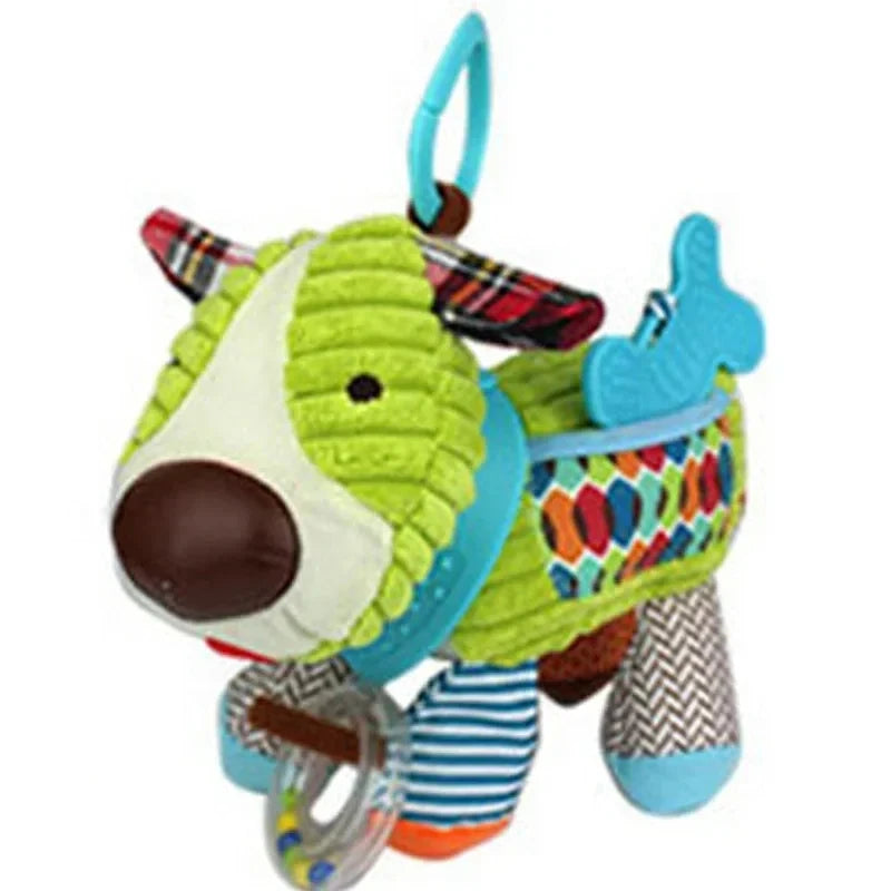 Plush Baby Rattle Toys for Stroller & Bed Mobile - Ideal for Infants