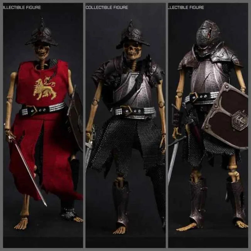 Collectible 1/12 Scale Skull Skeleton Action Figure - Perfect for Hobbyists