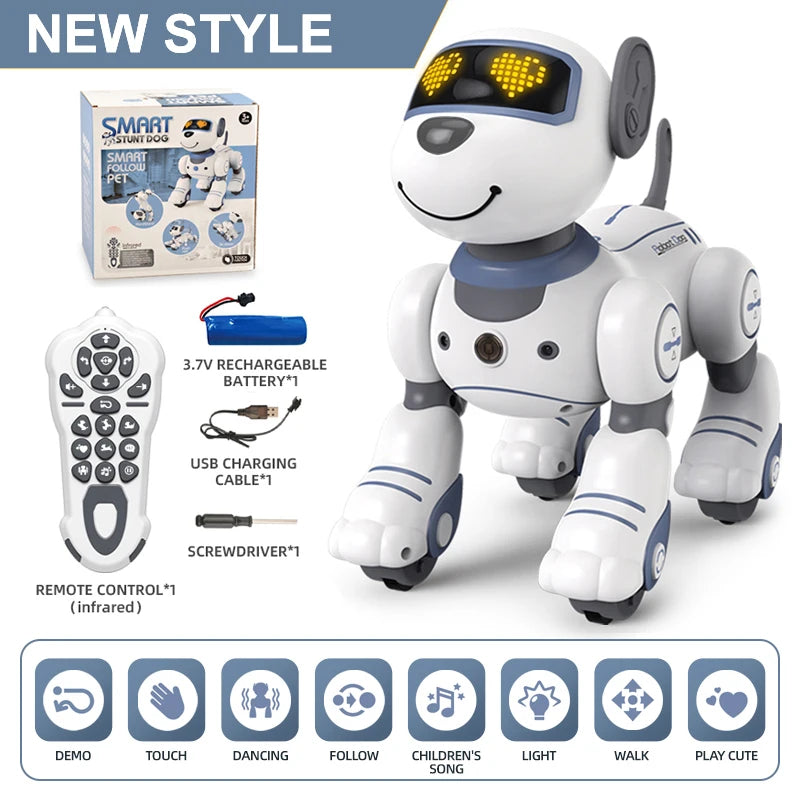 Interactive Smart Robot Dog - Exciting Stunts & Custom Play