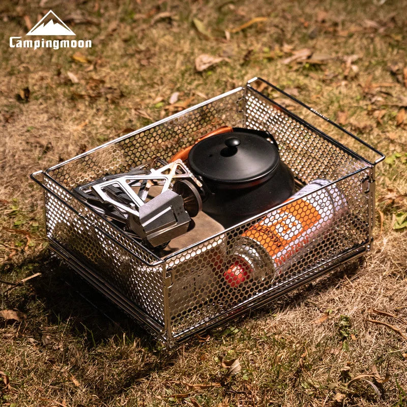 CAMPINGMOON CK-24SF Outdoor Storage Table with Water Filter