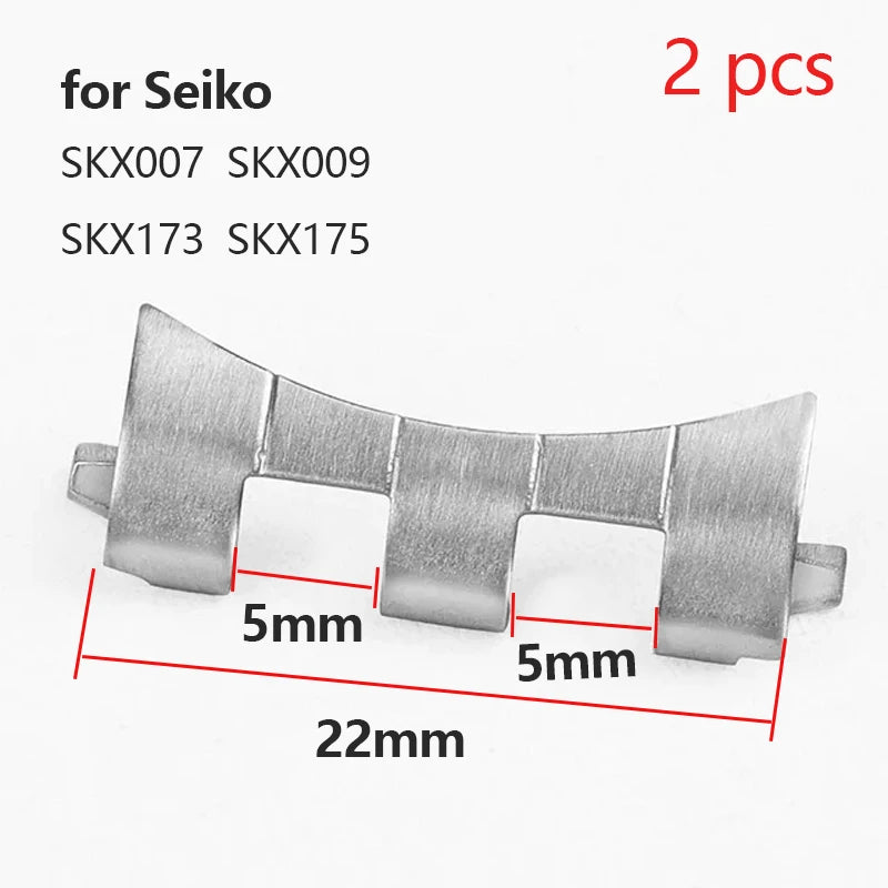 Stainless Steel Watch Connector for SKX009 & SKX007 - 18/20/21/22mm