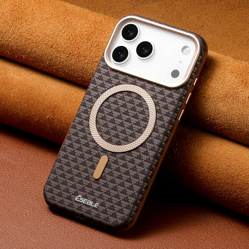 Luxury Magnetic Leather Phone Case for iPhone 13-17 Pro Max