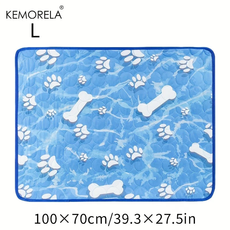 KEMORELA Large Self-Cooling Dog & Cat Pad - Washable, Durable Comfort