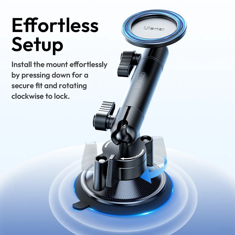 Ulanzi ZJ06 Suction Cup Phone Mount for MagSafe Compatible Devices