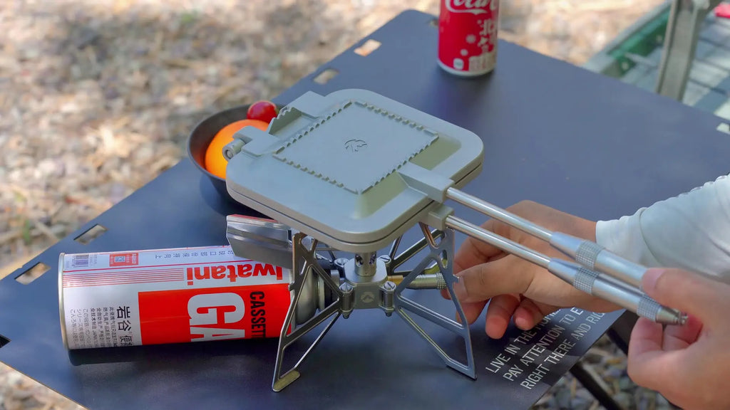 Non-Stick Double-Sided Toast Clamp for Camping Breakfasts