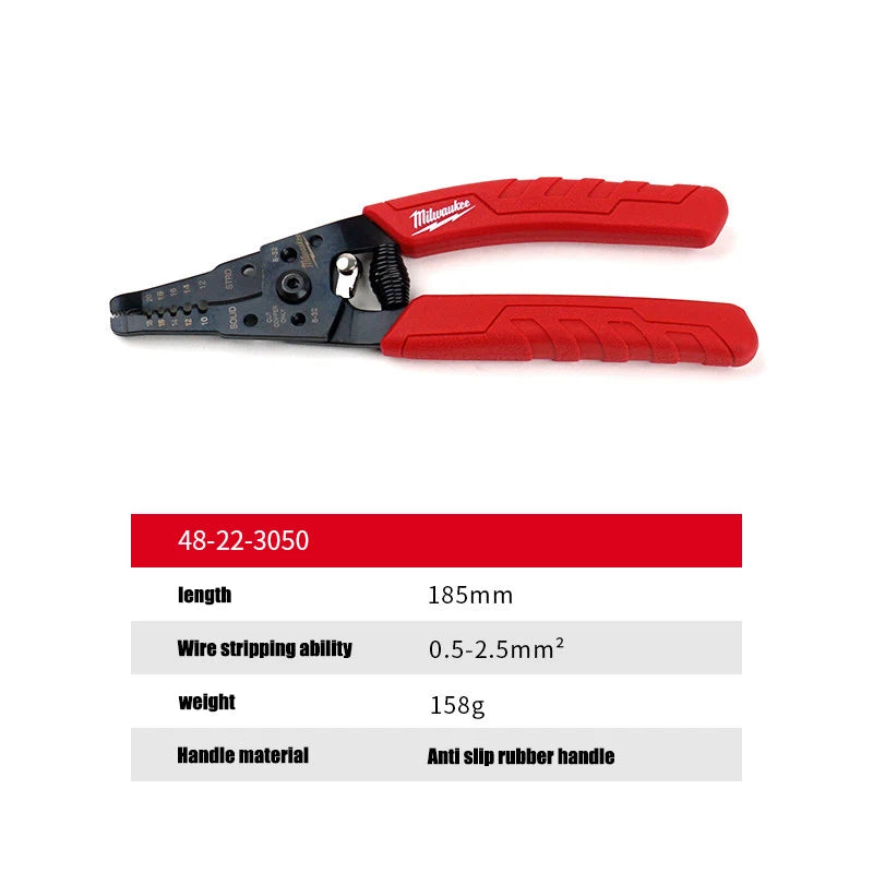 Milwaukee Compact Wire Stripping Pliers - Multi-Function Tool