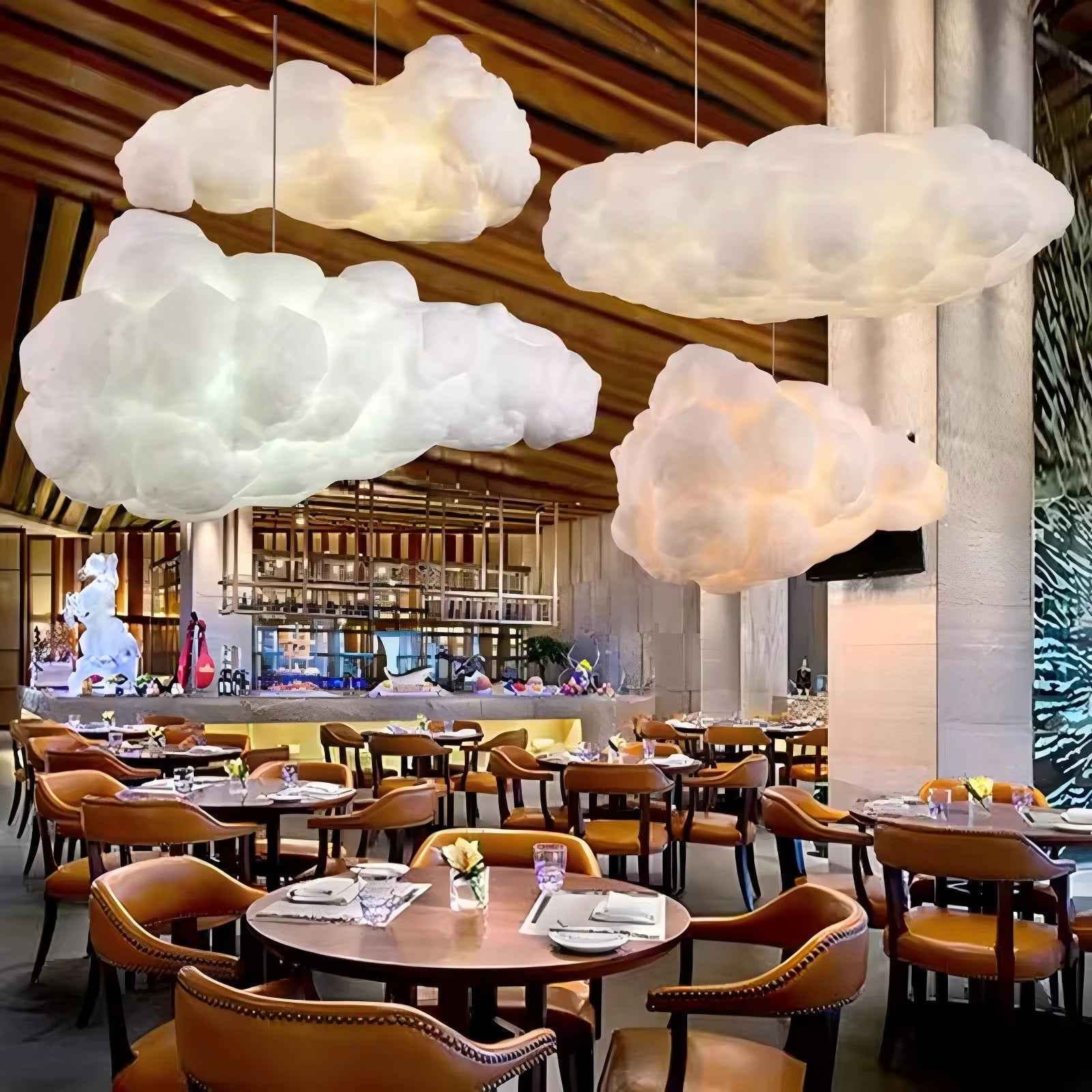 Creative Cloud Pendant Chandelier - Modern Home Decor Light