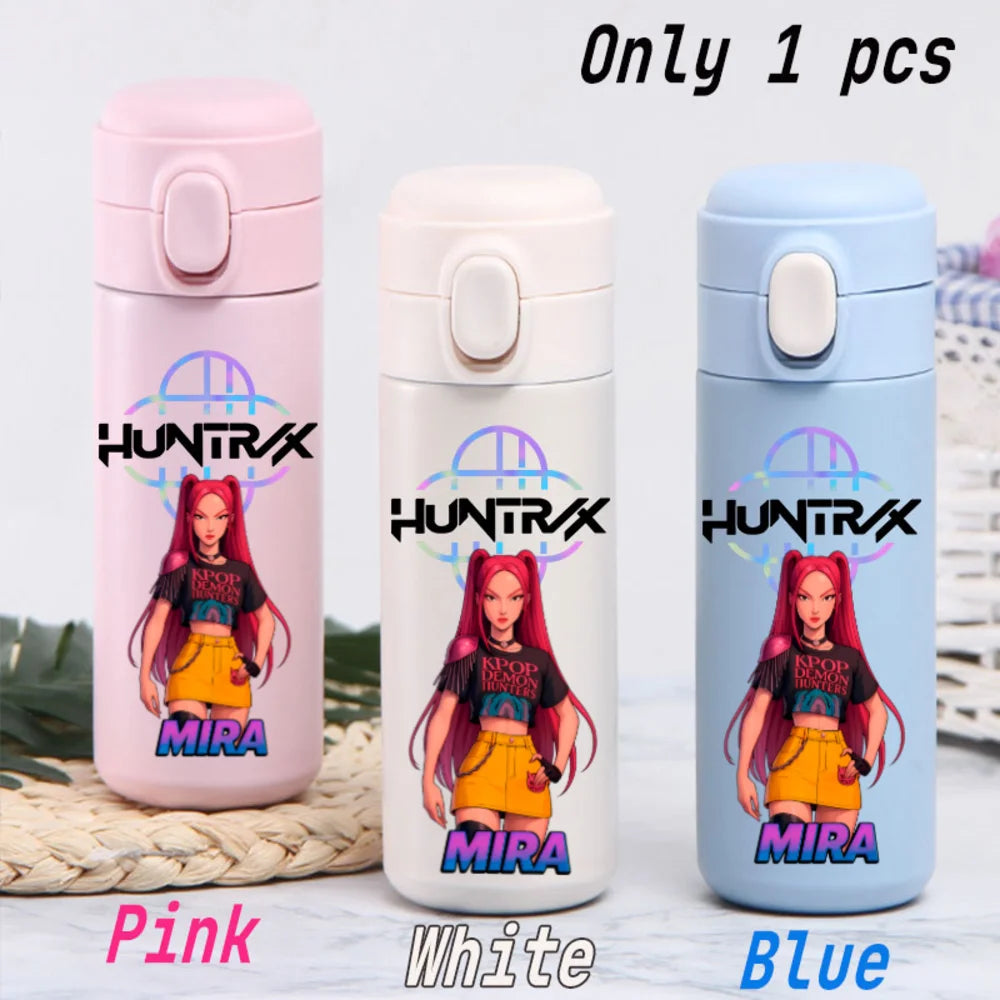 Insulated 420ML K-Pop Travel Drink Bottle - Stylish & Portable