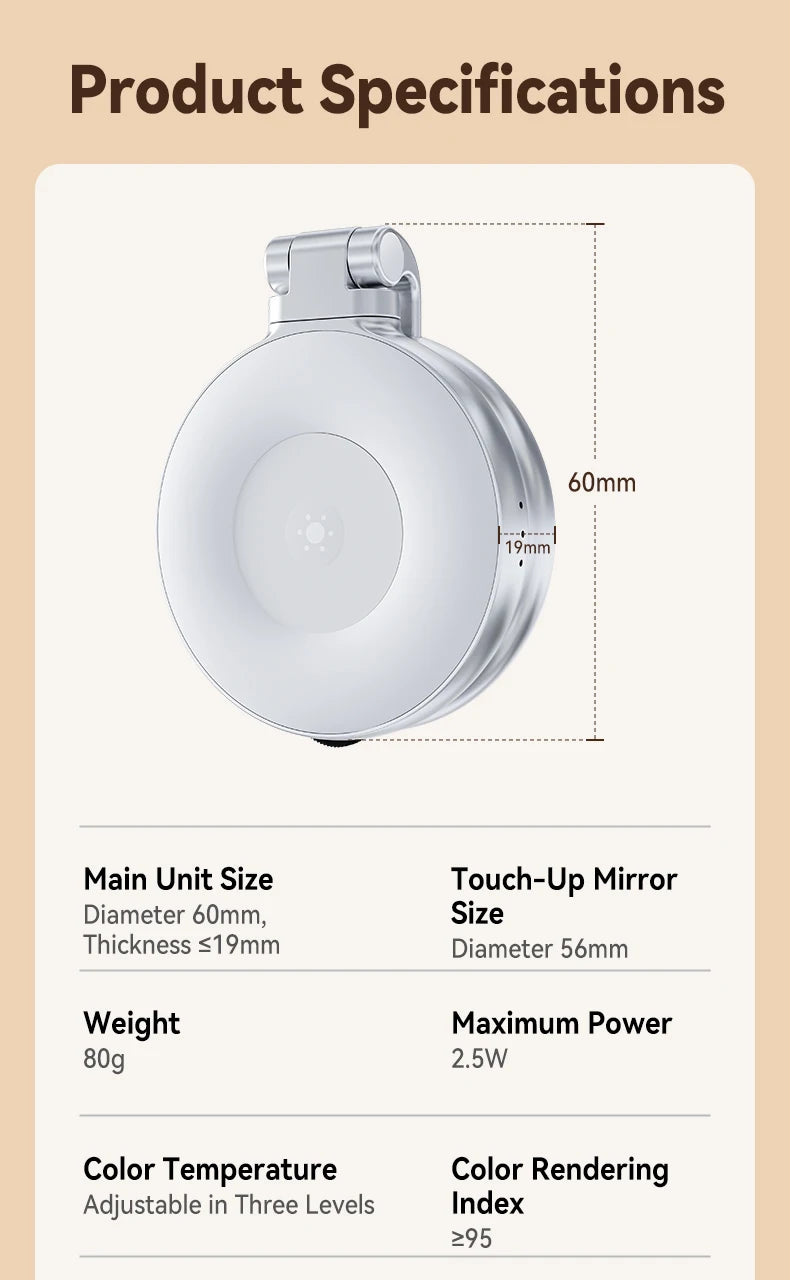 TELESIN Magnetic Phone Grip & Remote Control for iPhone/Huawei/Samsung