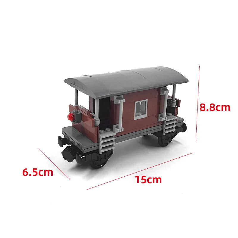 XQ MOC Train Carriage Building Blocks - Eco-Friendly Play Set