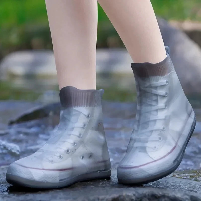 Durable Waterproof Silicone Shoe Covers | Non-Slip Rain Boot Protectors