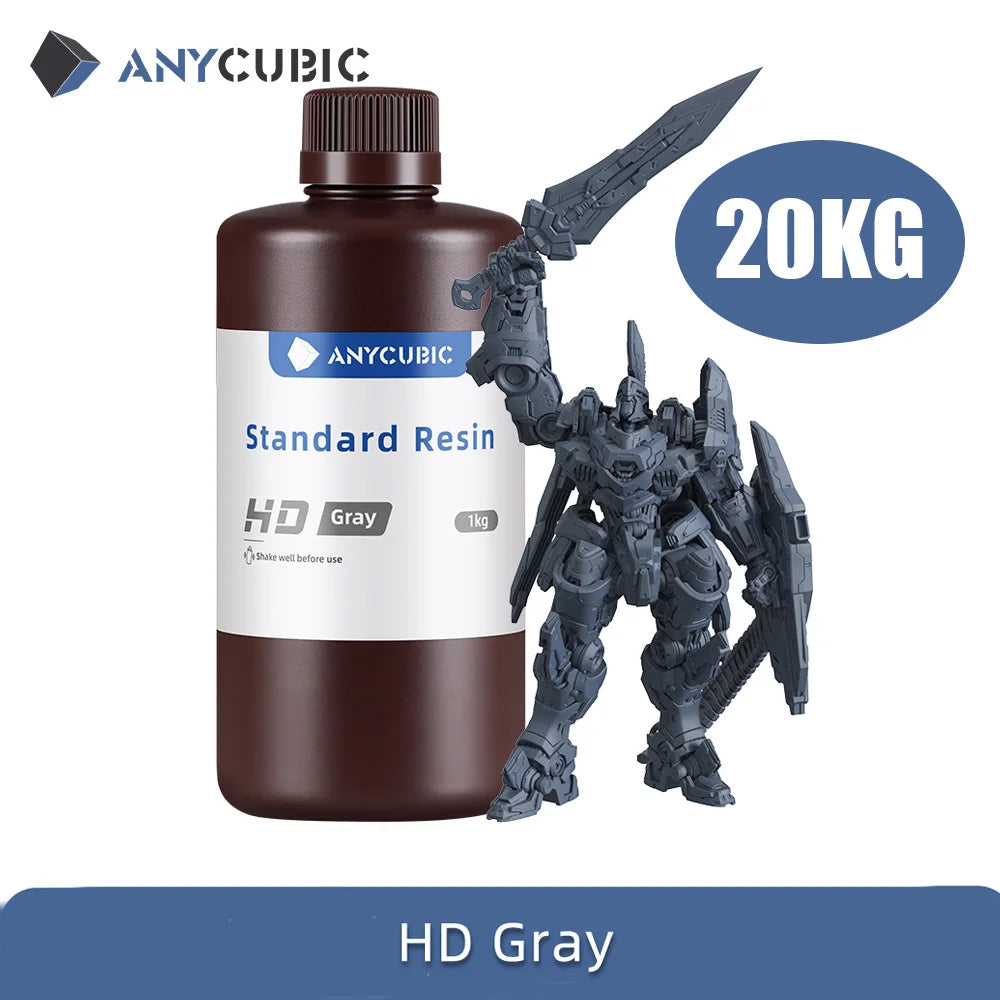 ANYCUBIC 405nm UV Resin for 3D Printing - High Precision & Fast Curing
