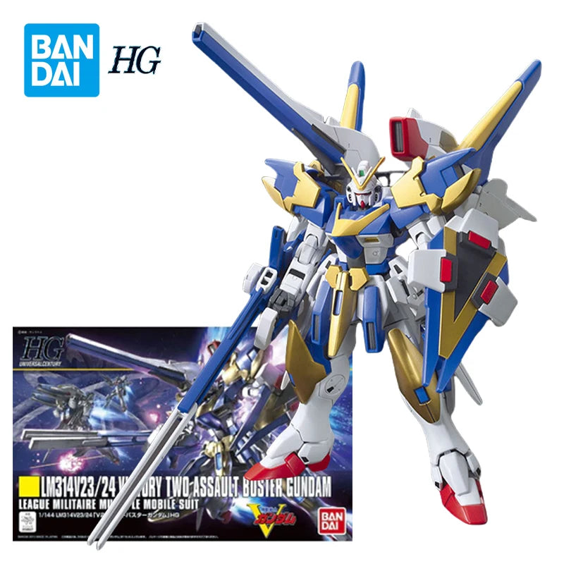 Bandai HGUC V2 Assault-Buster Gundam Model - Anime Figure Toy