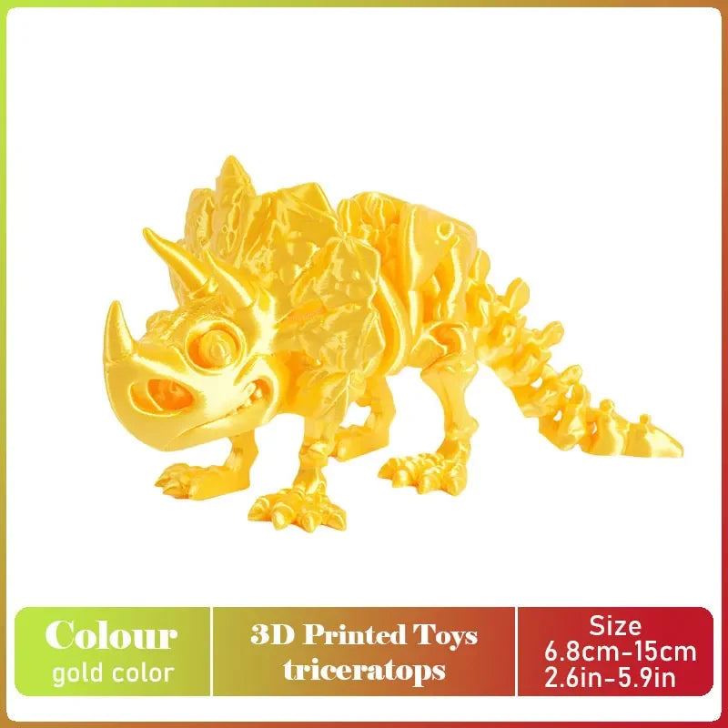 3D Printed Tyrannosaurus Rex Model | Movable Realistic Desktop Decoration