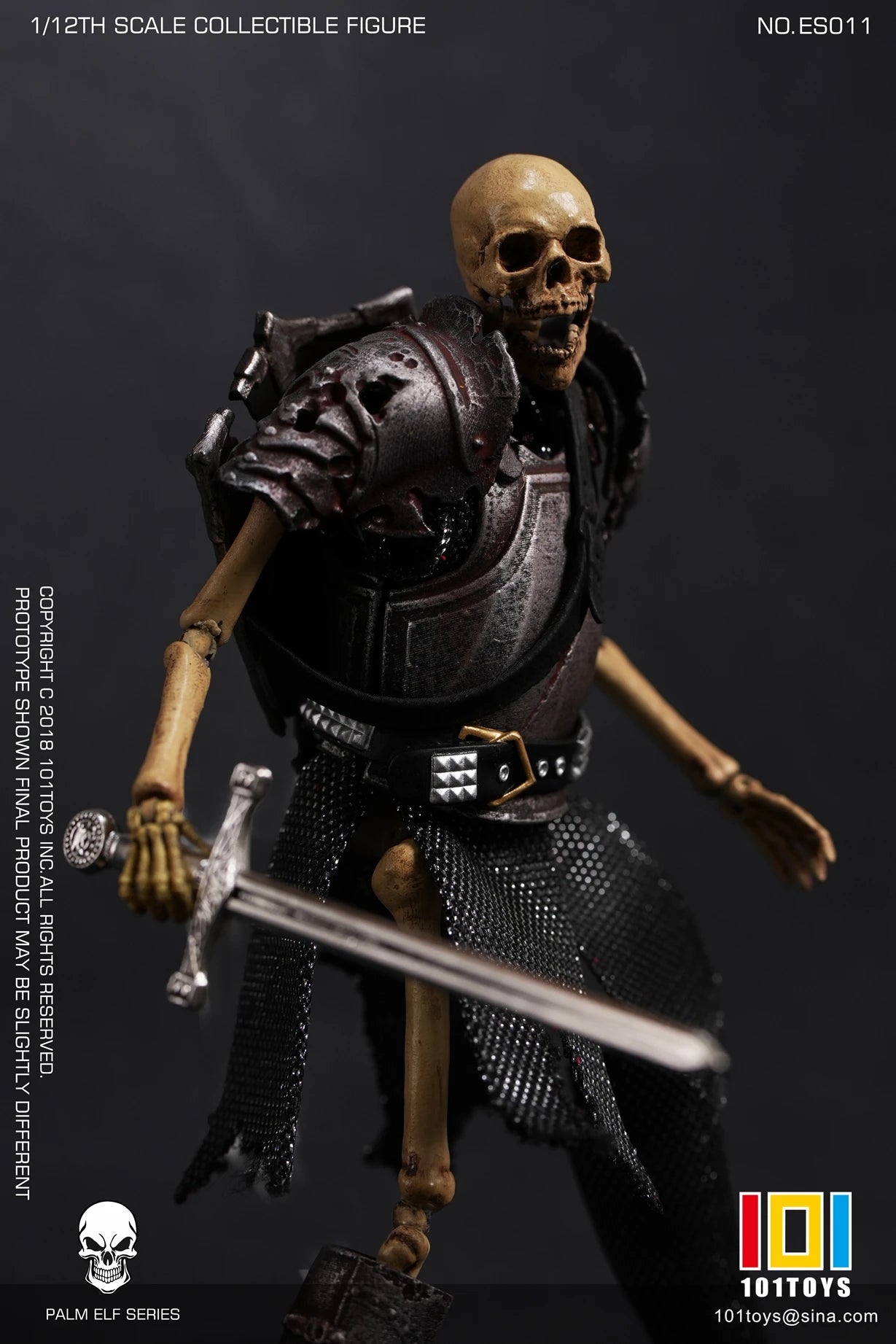 Collectible 1/12 Scale Skull Skeleton Action Figure - Perfect for Hobbyists