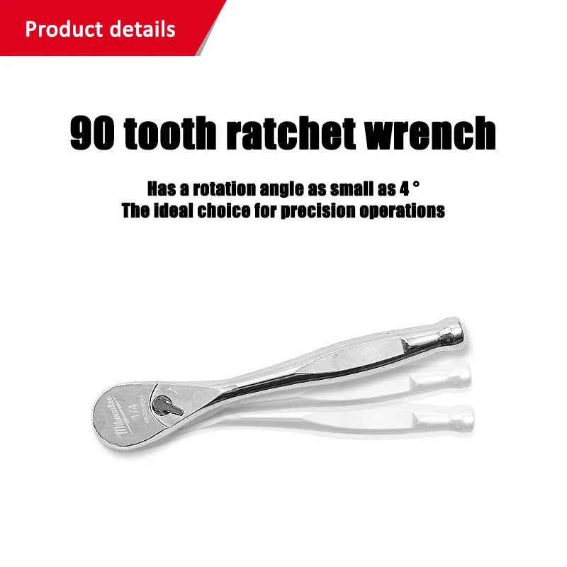 Milwaukee 28-Piece Metric 1/4" Ratchet & Socket Set | Durable Accessories