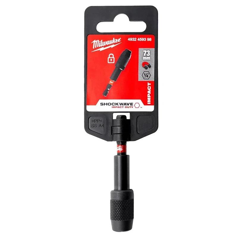 Milwaukee 1/4" Hex Impact Duty Bit Holder - Quick-Change Magnetic Extension