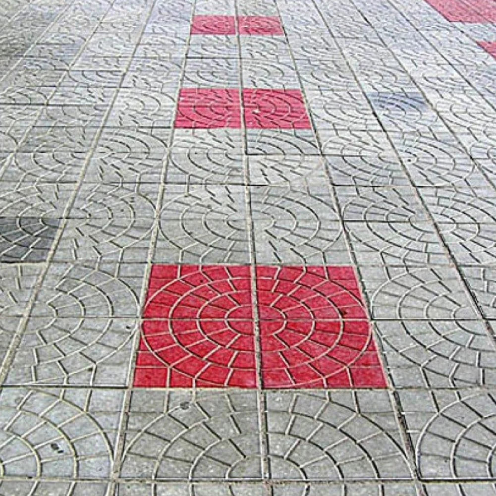 Reusable Plastic Garden Paving Brick Mold for DIY Pathways