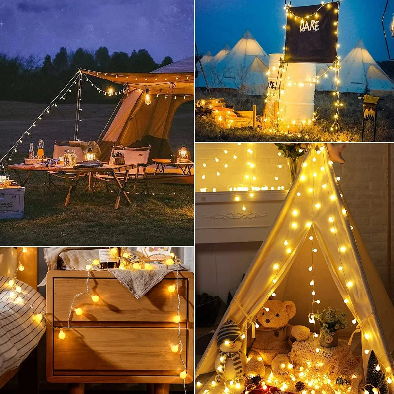 10M Fairy String Lights - USB/Battery Operated Globe Lights for Decor