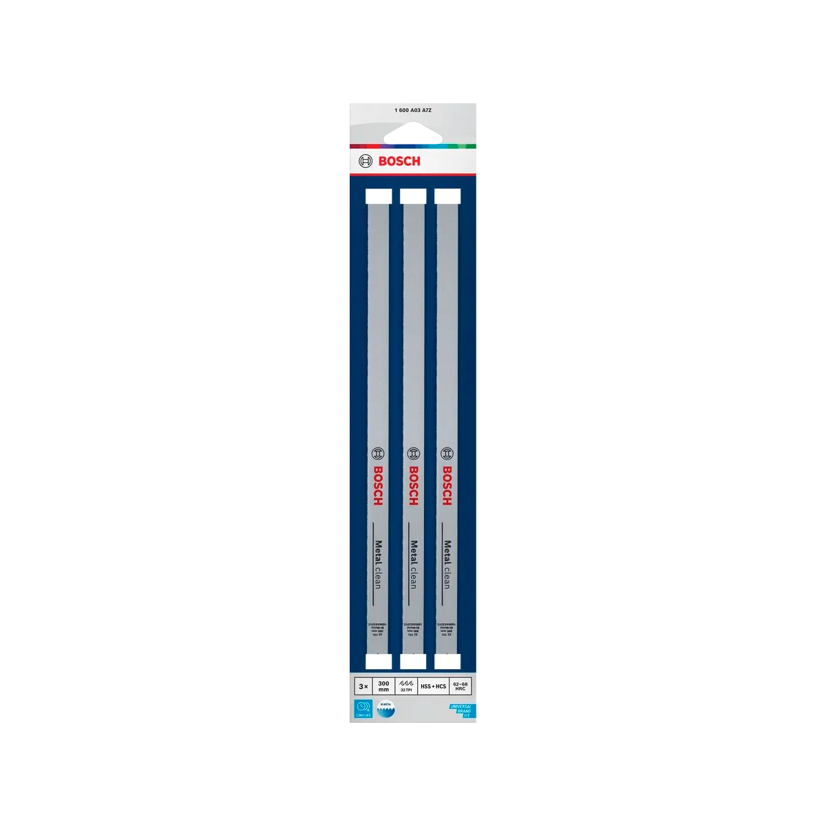 Bosch Metal Clean Hacksaw Blades (150mm & 300mm) - Durable Precision Cutting