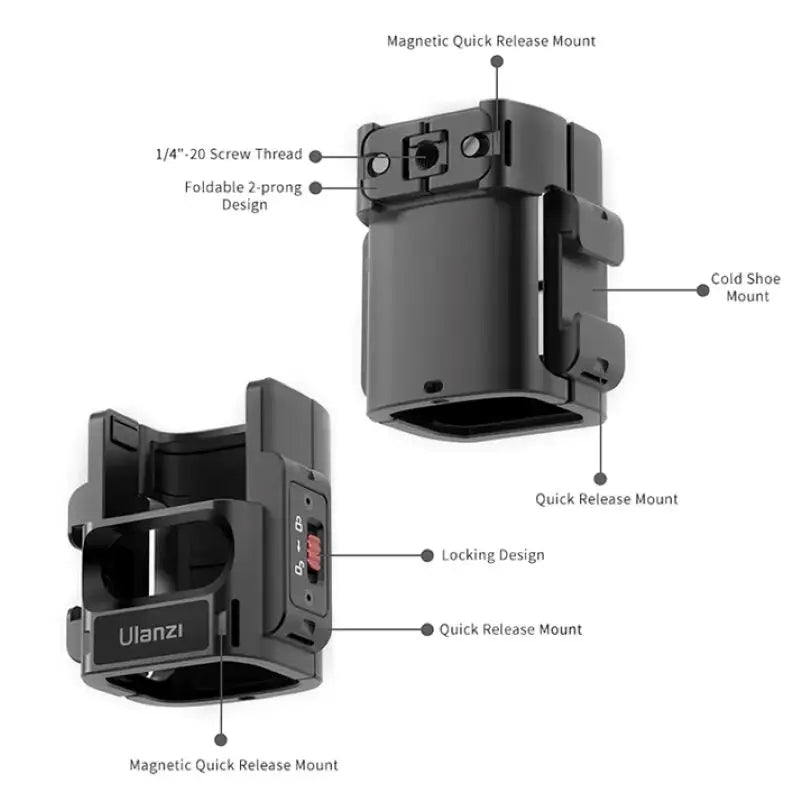 Ulanzi PK-06 Expansion Adapter for DJI Pocket 3 | Durable & Versatile