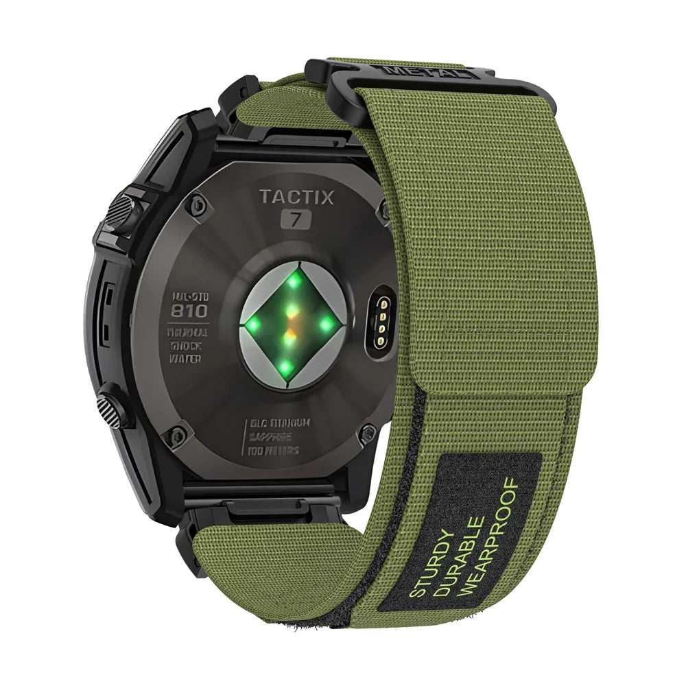 QuickFit 22mm/26mm Nylon Band for Garmin Watches - Durable & Stylish