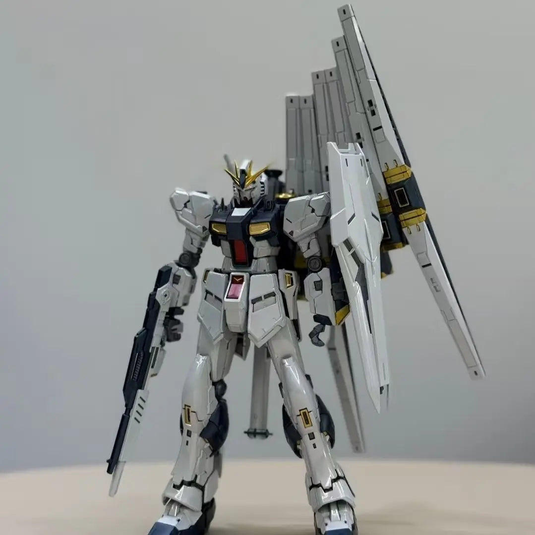 GAOGAO RG 1/144 V Nu Model Kit - Stunning Titanium Finish & Action Features