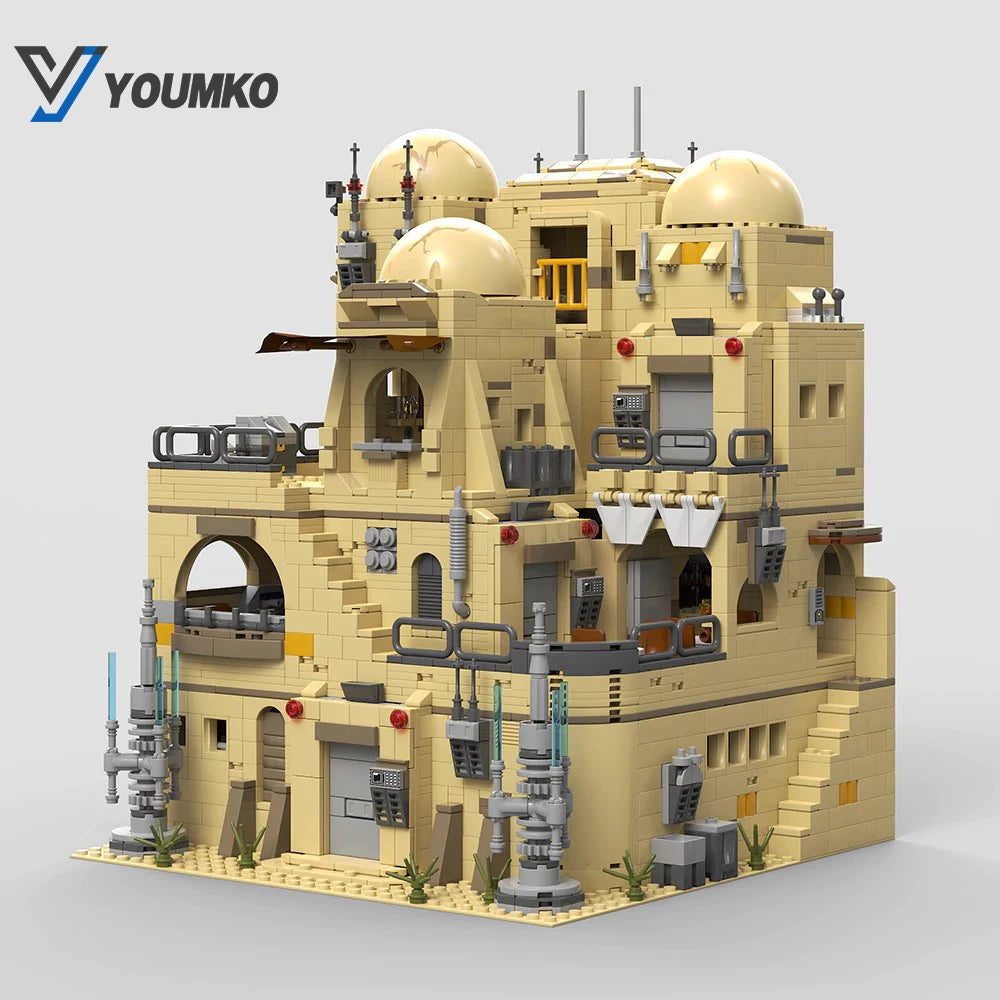 2731PCS Modular Desert Tavern Building Blocks for Creative Design