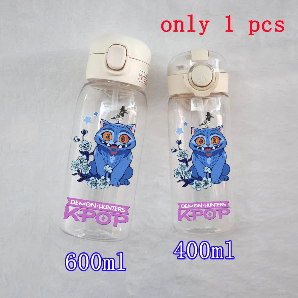 K-Pop Large Capacity Water Bottle - 400ML to 600ML for Fans