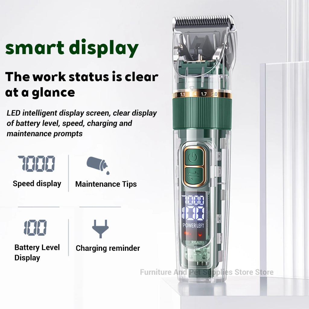 Professional Pet Grooming Clipper - USB Rechargeable & Silent