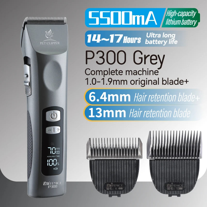 Fenice Cordless Rechargeable Pet Clipper - Professional Grooming Tool