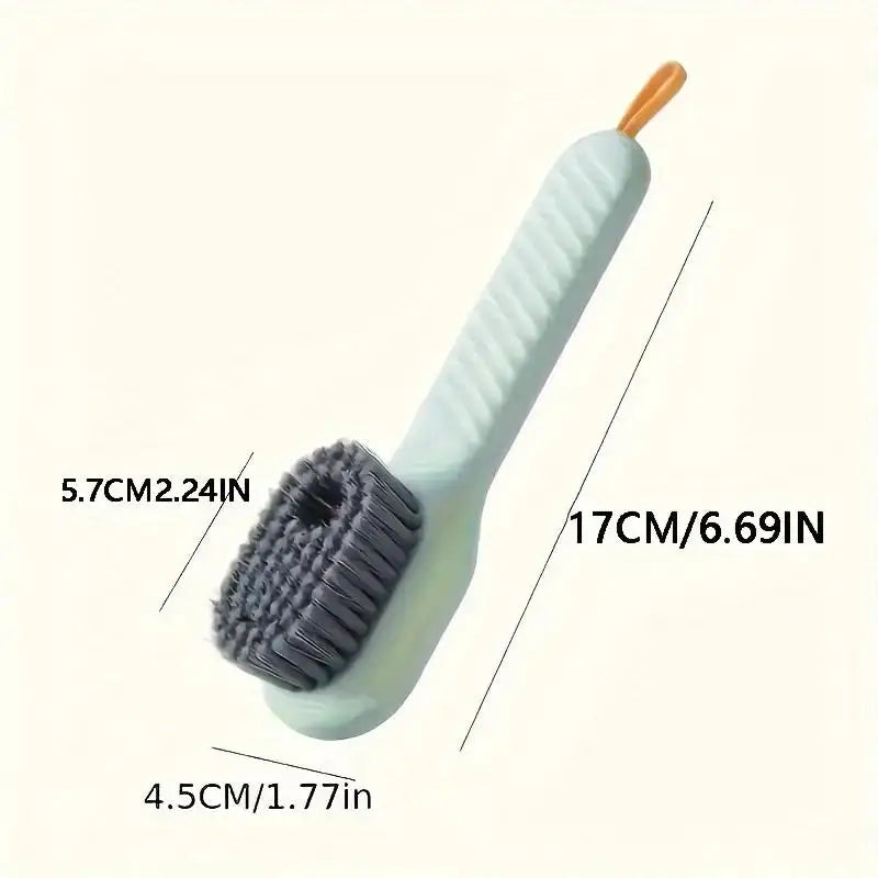 Ergonomic Multi-Surface Liquid Shoe Brush for Effortless Cleaning