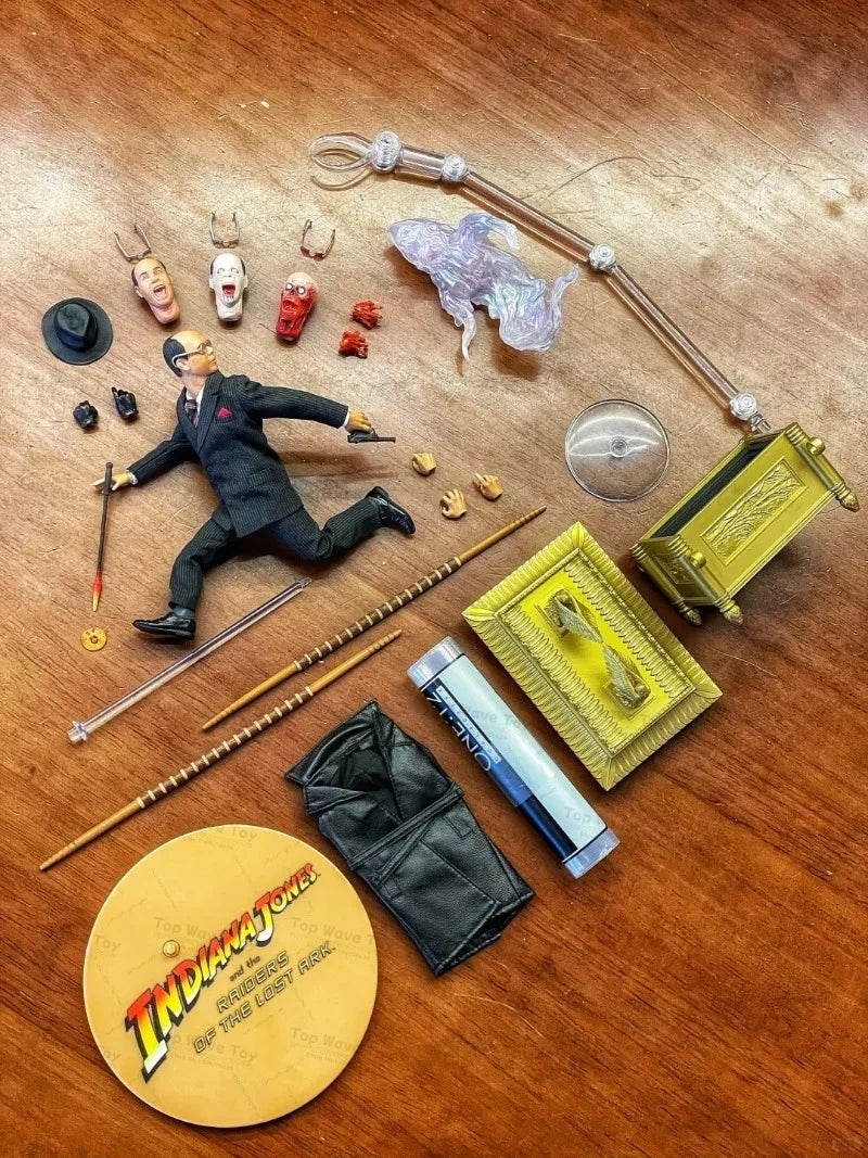 Deluxe Mezco ONE:12 Major Toht Action Figure Set - Raiders of the Lost Ark