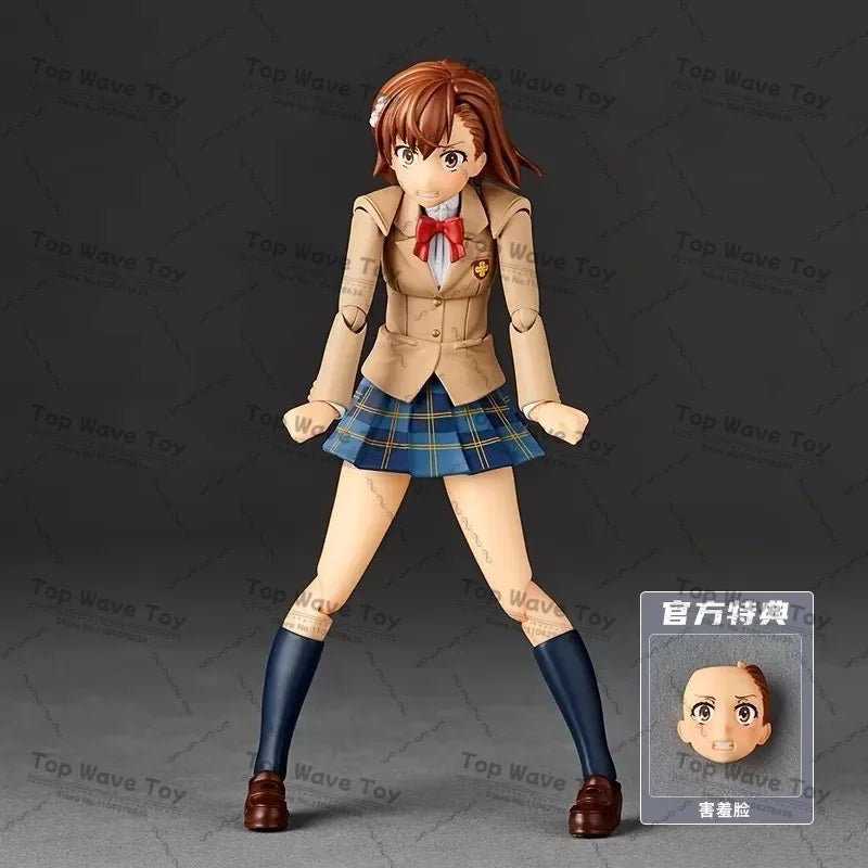 Kaiyodo Misaka Mikoto & Kuroko Figure - Amazing Yamaguchi Series